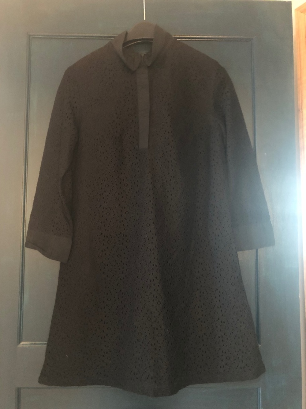 Isaac Mizrahi Black Lace Shift Dress Size 4